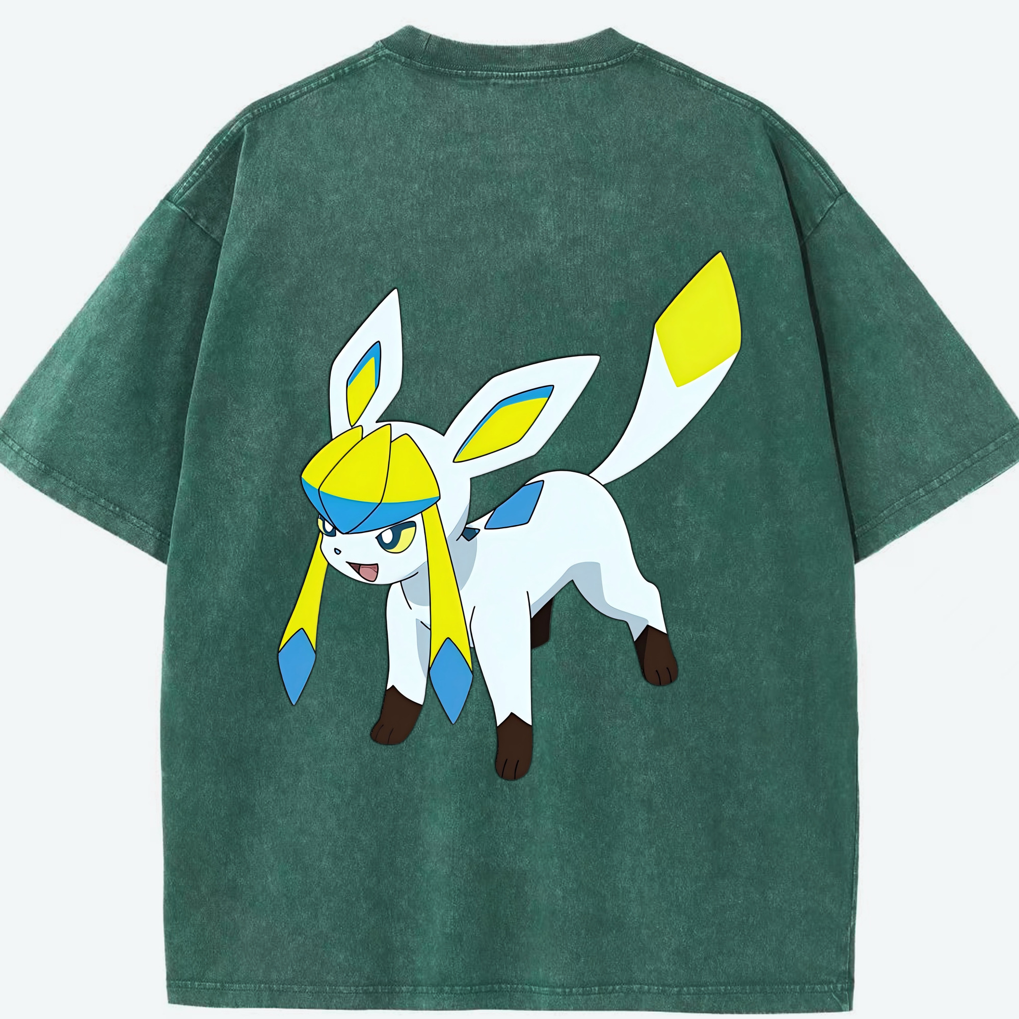 （画像用） Digimon デジタルモンスター/デジモン 綿100% ヴィンテージ風 半袖Tシャツ（背面プリント）